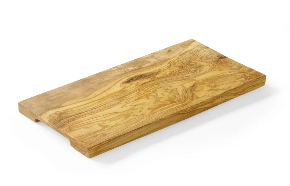Planche à servir en bois d'olivier, HENDI, 350x150x(H)18mm