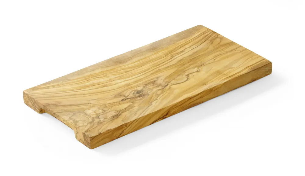 Planche à servir en bois d'olivier, HENDI, 350x150x(H)18mm
