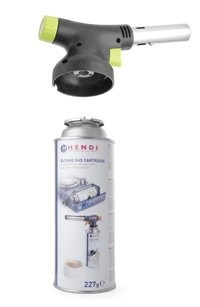 Chalumeau de cuisine HENDI Jet –  set avec cartouche HENDI 198254