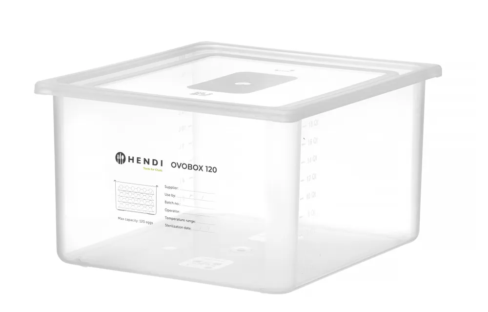 Boîte à œufs OVOBOX 120, HENDI, GN 2/3, 18L, 355x325x(H)200mm