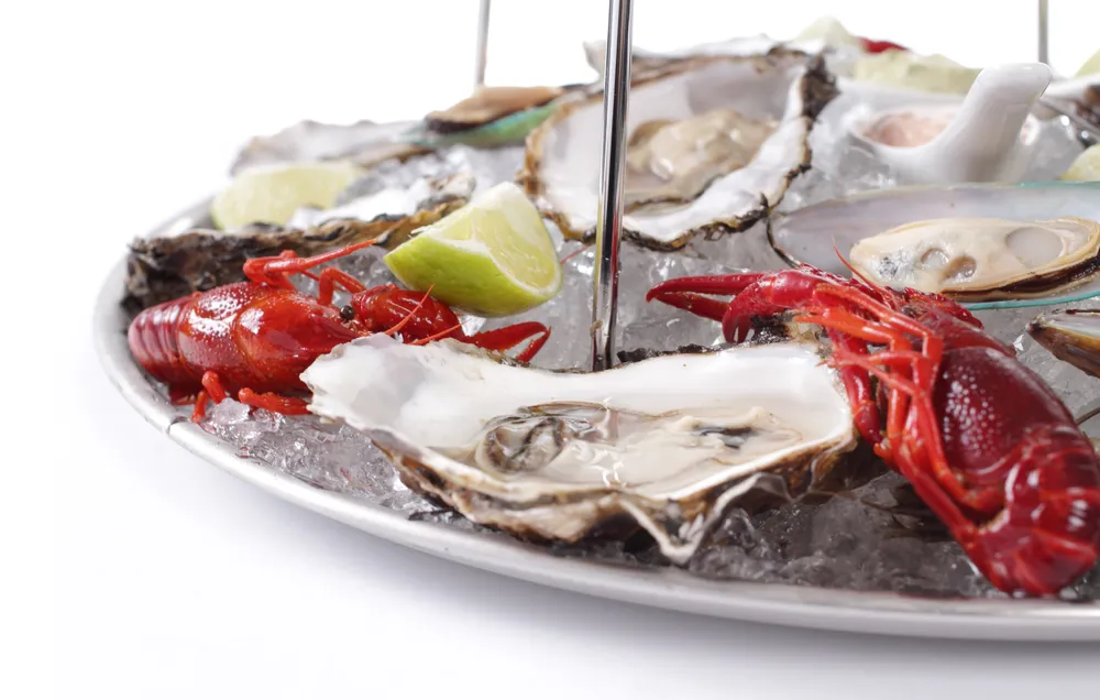 Support plateau de fruits de mer, HENDI, ⌀400x(H)200mm