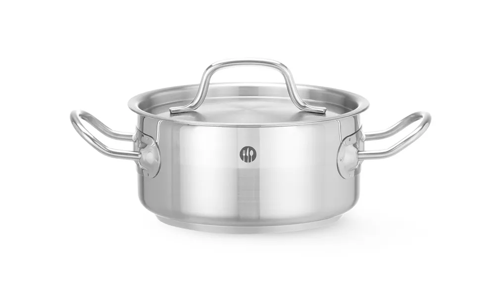 Faitout avec couvercle, HENDI, Profi Line, 2,8L, ⌀200x(H)90mm