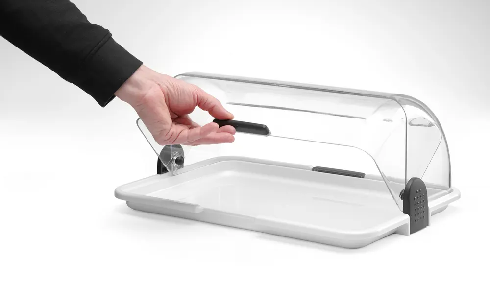 Vitrine à couvercle coulissant Roll top HENDI 871706