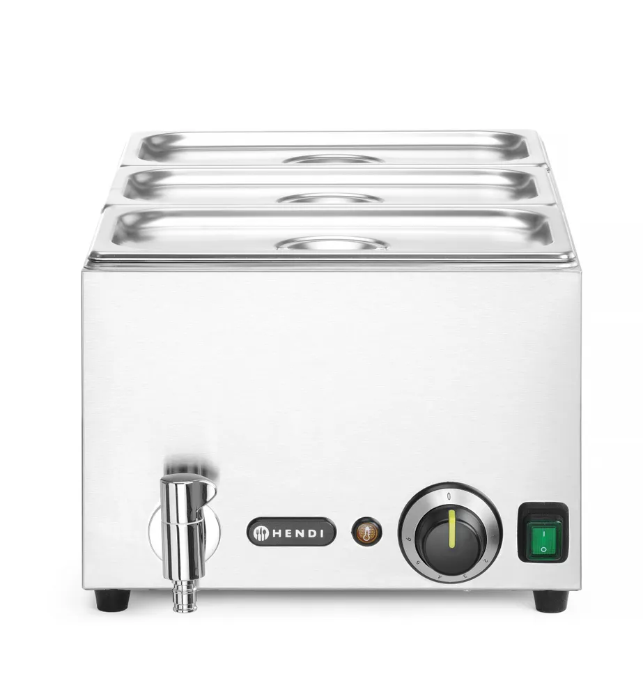 Set bain-marie avec robinet de vidange Ranger HENDI 238868
