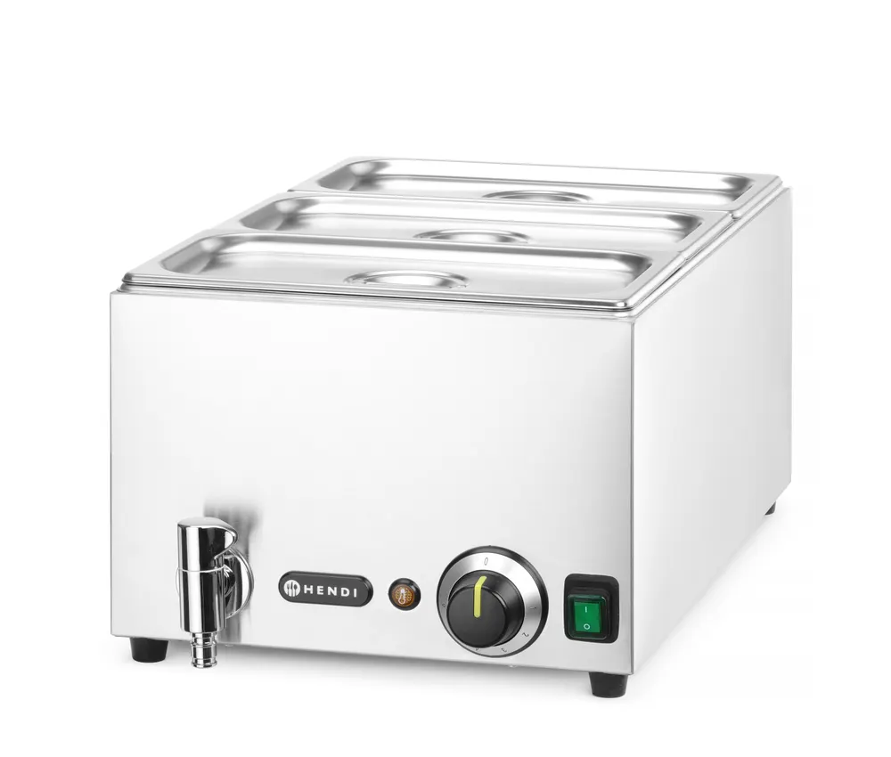 Set bain-marie avec robinet de vidange Ranger HENDI 238868