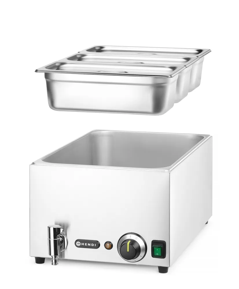 Set bain-marie avec robinet de vidange Ranger HENDI 238868