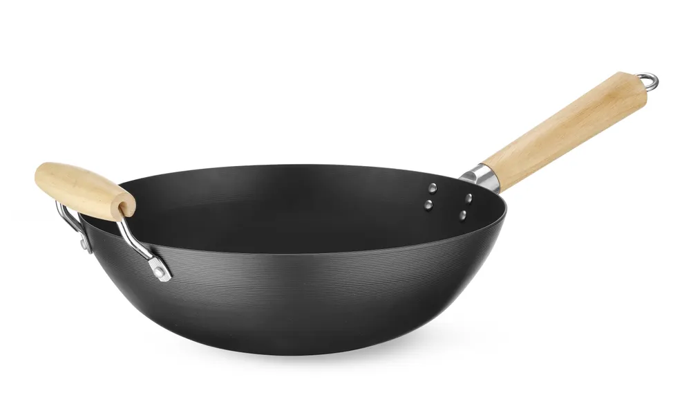 Wok avec manche en bois HENDI 627907
