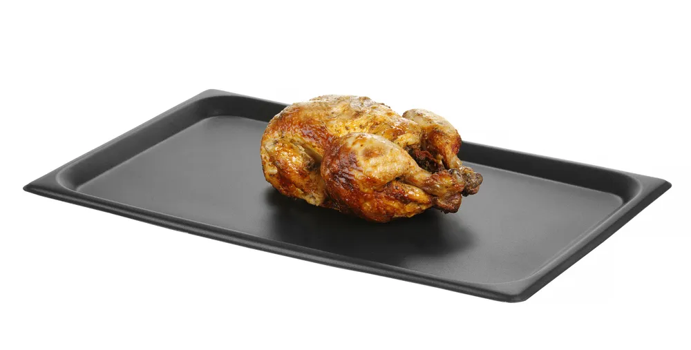 Plaque de four avec revêtement antiadhésif CONVECTOMAT ROAST, HENDI, GN 1/1, Noir, 530x325x(H)17mm