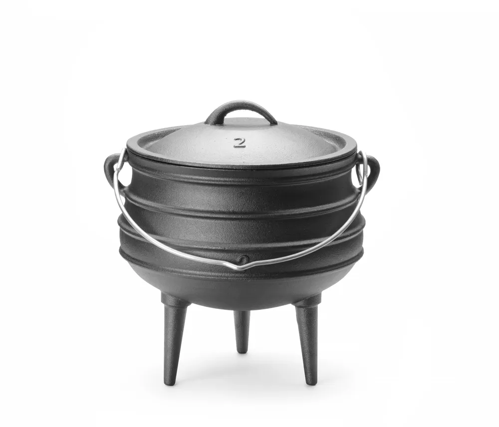 Marmite en fonte, HENDI, Noir, ⌀245x(H)280mm