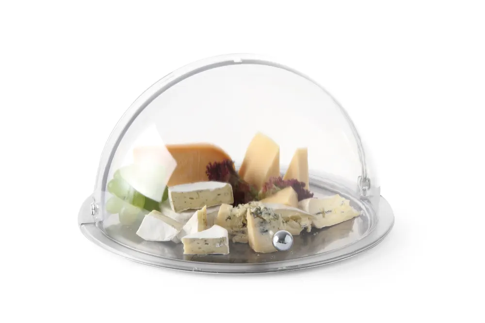 Vitrine ronde à couvercle coulissant roll-top HENDI 424001
