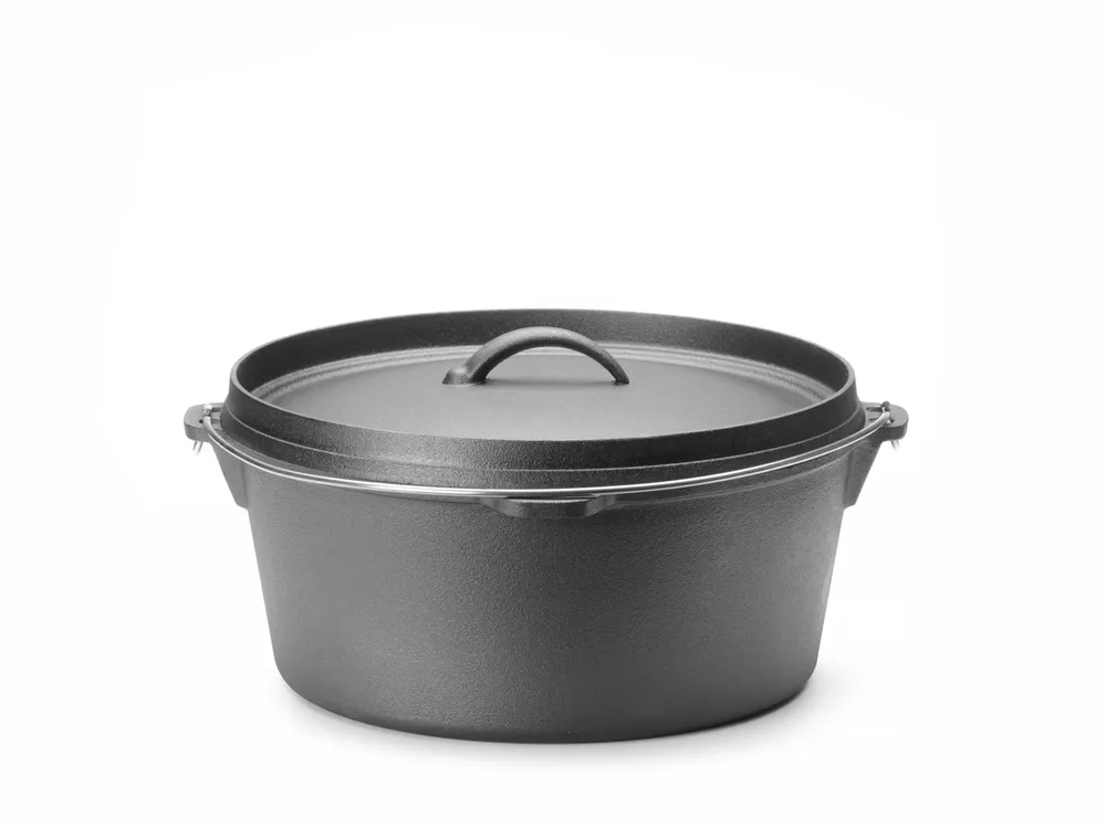 Marmite en fonte, HENDI, 7,2L, Noir, ⌀310x(H)155mm