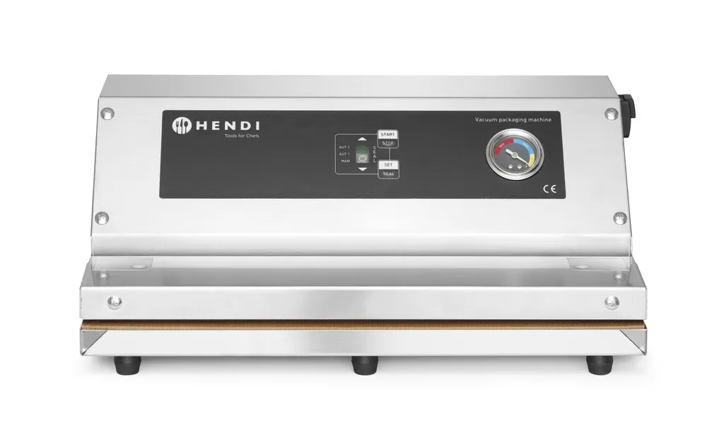 Machine à emballer sous vide externe Profi Line, HENDI, Profi Line, Barre de soudure 350 mm, 383x293x(H)175mm