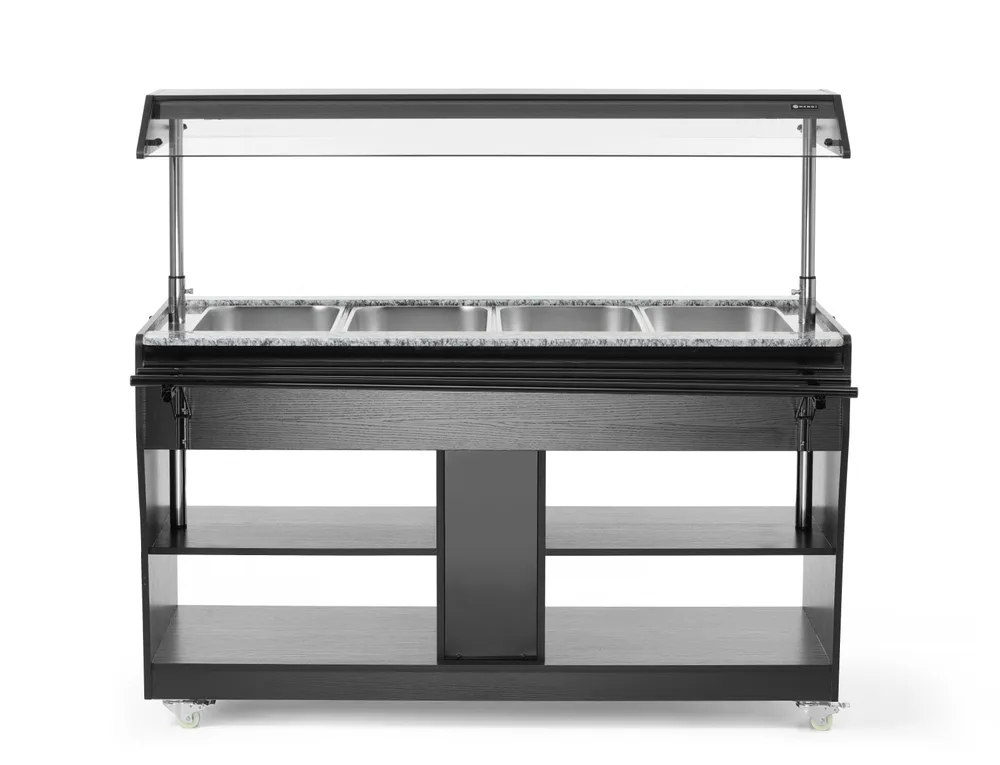 Buffet chauffant, HENDI, GN 1/1, 1490x765x(H)1370mm