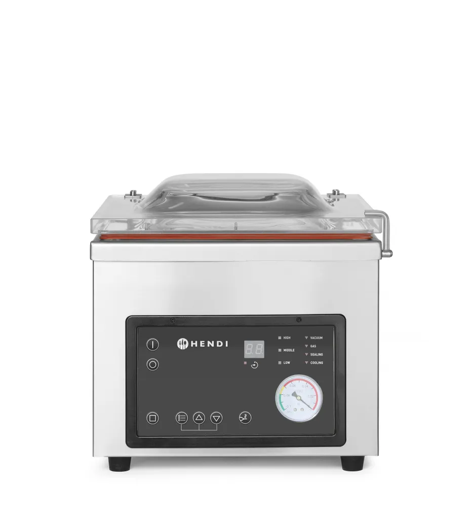 Machine à emballer sous vide avec chambre Profi Line, HENDI, Profi Line, bande de soudure 300 mm, 230V/370W, 380x503x(H)444mm