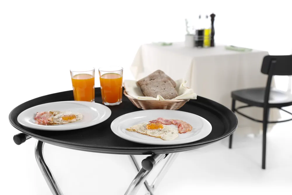 Support de plateau pliable, HENDI, 520x410x(H)800mm