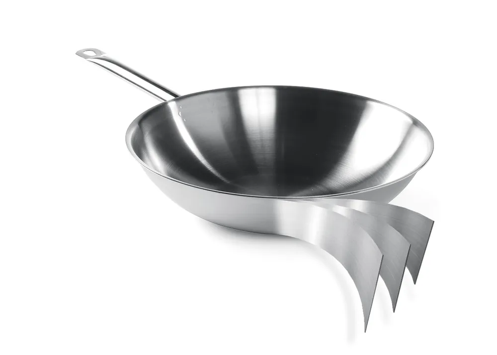 Wok 3-ply - sans couvercle, HENDI, ⌀360x(H)90mm