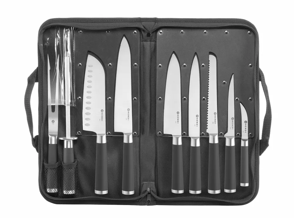 Mallette de couteaux 9 pièces HENDI 975770