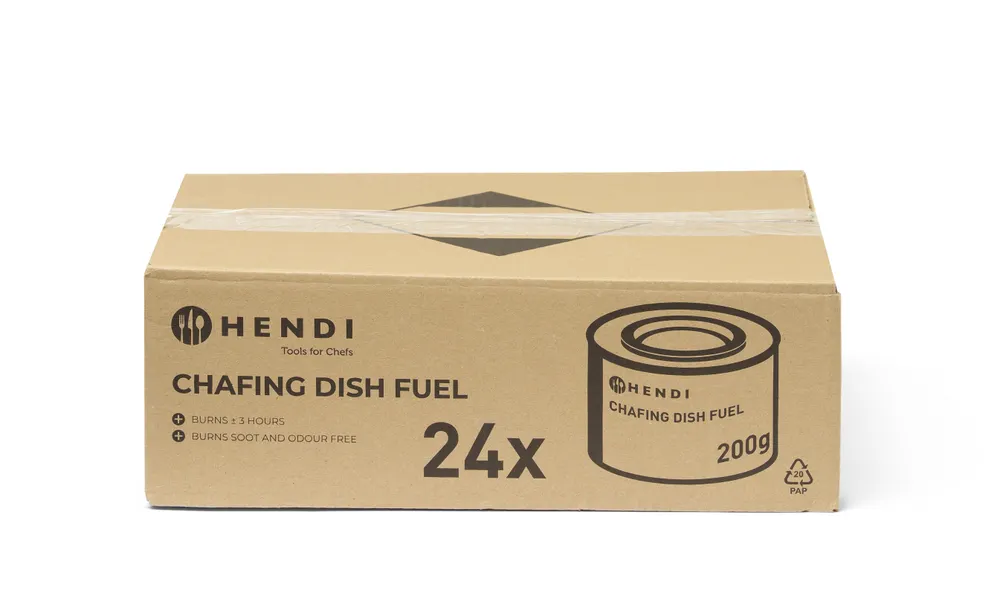 Pâte combustible pour chafing dish en boîte HENDI 194355