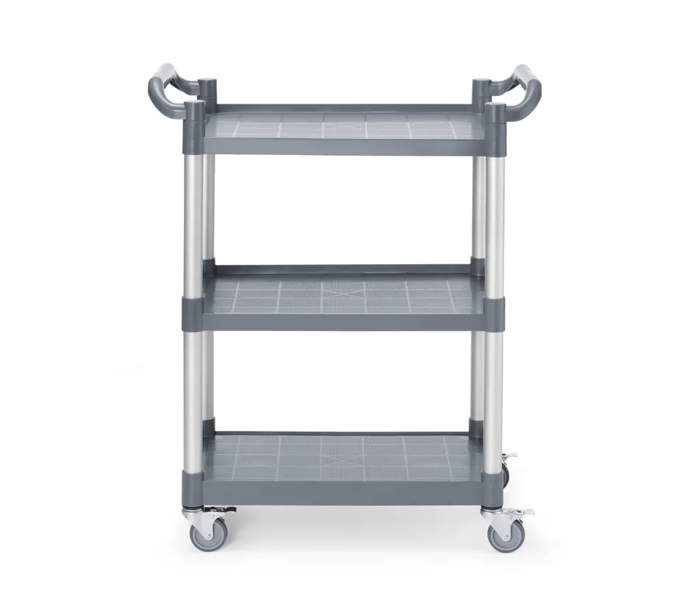 Chariot de service en polypropylène - 3 étagères, petit AmerBox 810200
