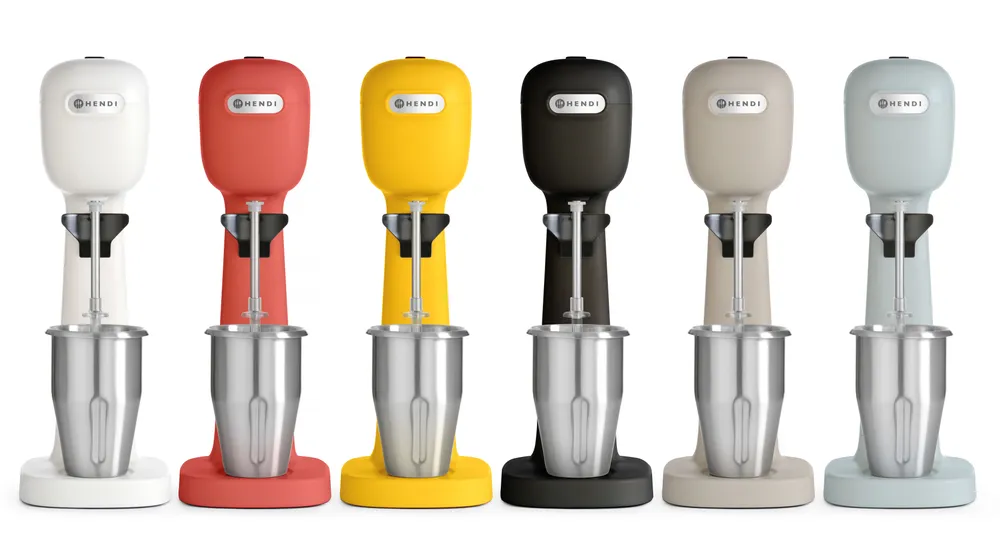 Mixeur à milkshake- Design by Bronwasser, HENDI, Jaune, 220-240V/400W, 170x196x(H)490mm