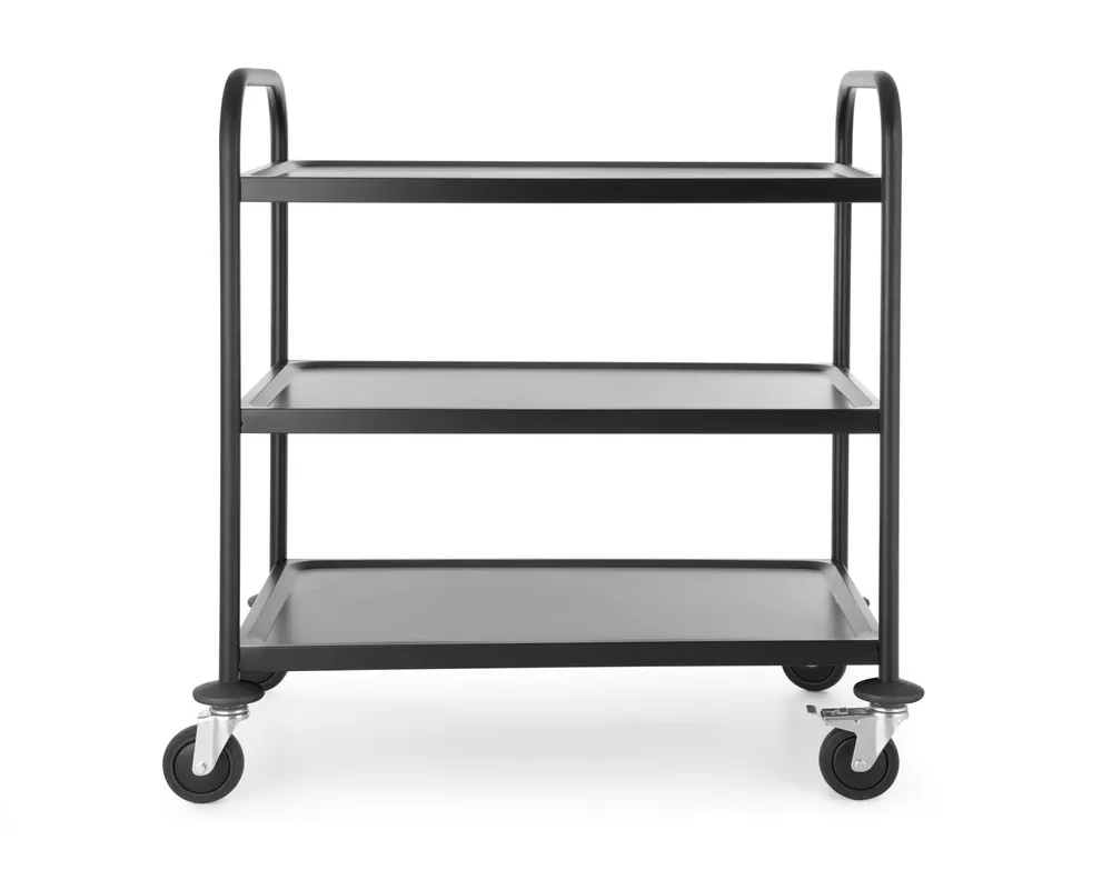 Chariot de service noir mat HENDI 811320