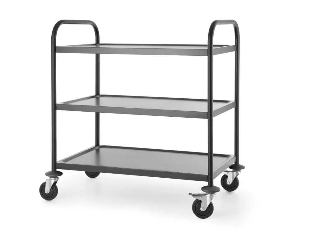 Chariot de service noir mat HENDI 811320