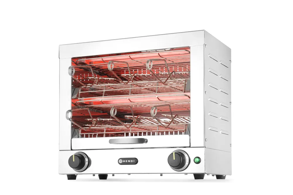 Toaster 6 pinces, HENDI, 230V/3000W, 450x390x(H)400mm