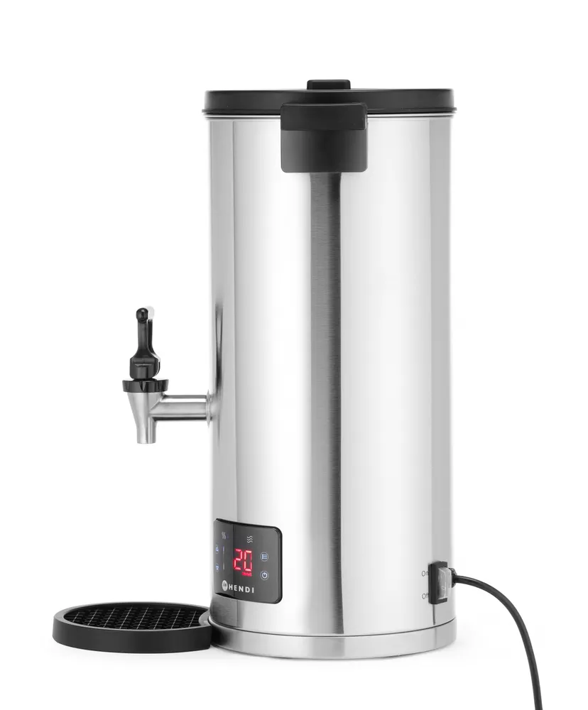 Distributeur d'eau chaude à remplissage automatique, HENDI, 17,5L, 230V/2600W, 405x330x(H)600mm
