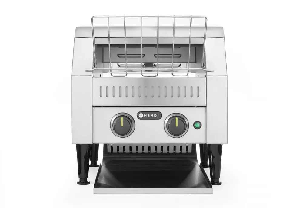 Grille-pain constant double, HENDI, Noir, 230V/2240W, 418x368x(H)415mm