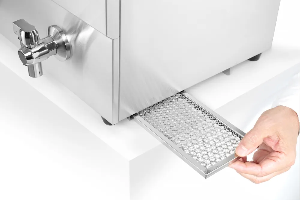 Friteuse à induction avec robinet de vidange - 2 x 8 l HENDI 215029