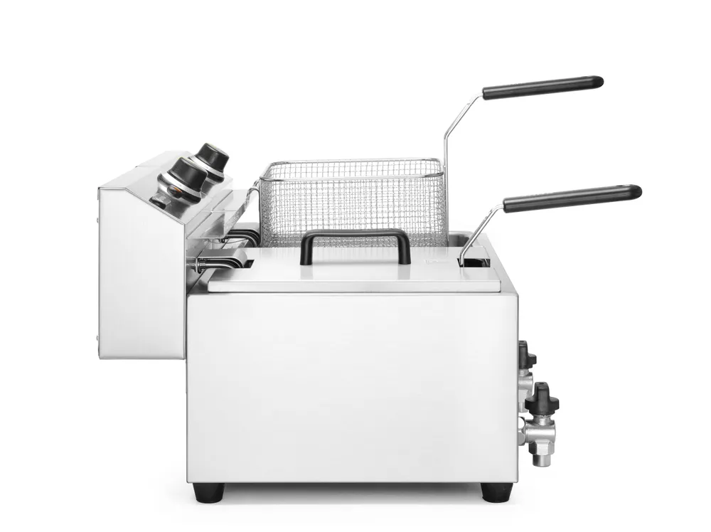 Friteuse Profi Line avec robinet de vidange - 2 x 8 l HENDI 209301