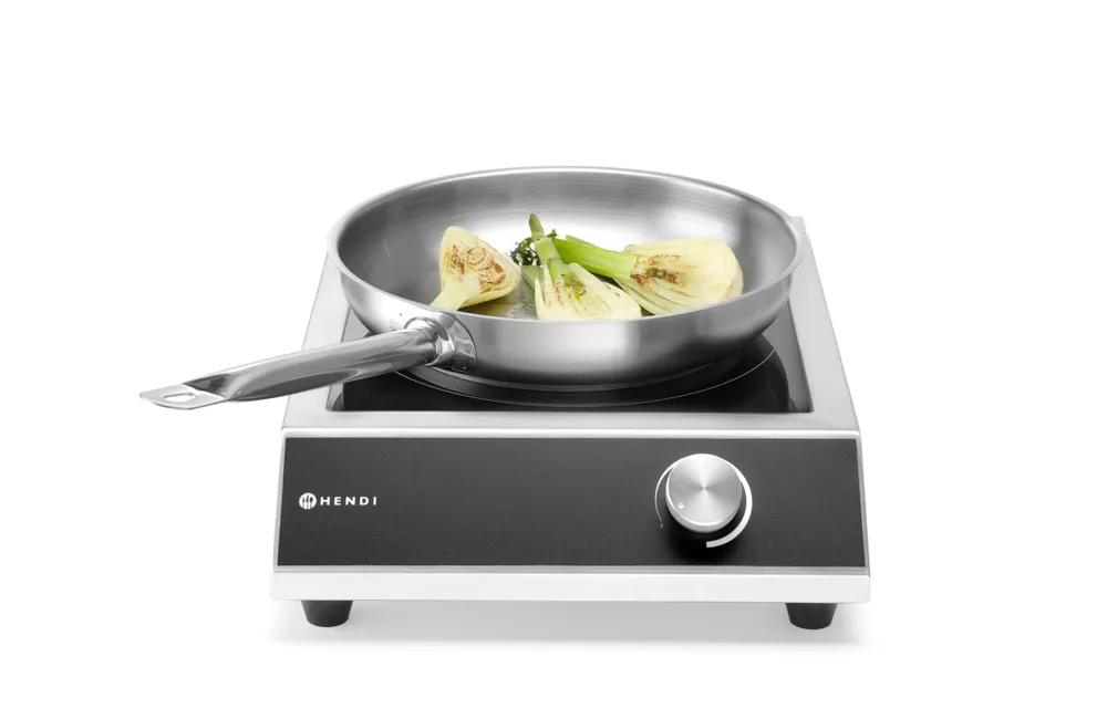 Plaque de cuisson à induction modèle 3500 M, HENDI, Profi Line, 230V/3500W, 329x435x(H)106mm
