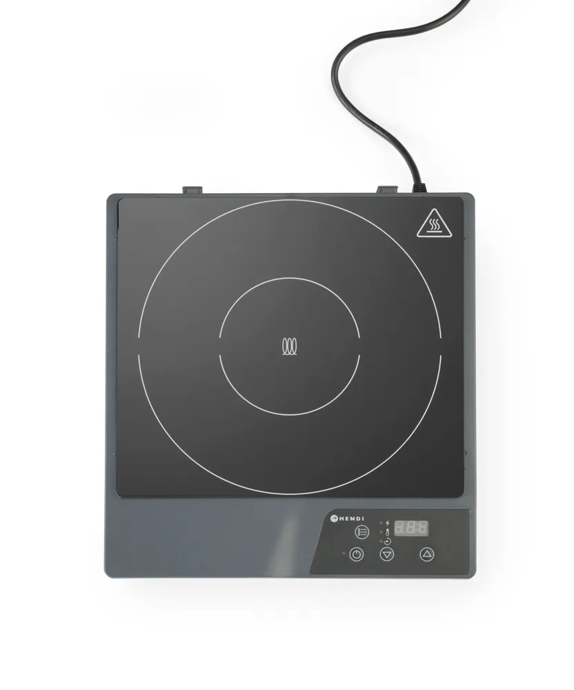 Plaque de cuisson à induction modèle 1800, HENDI, Kitchen Line, 230V/1800W, 319x355x(H)67mm