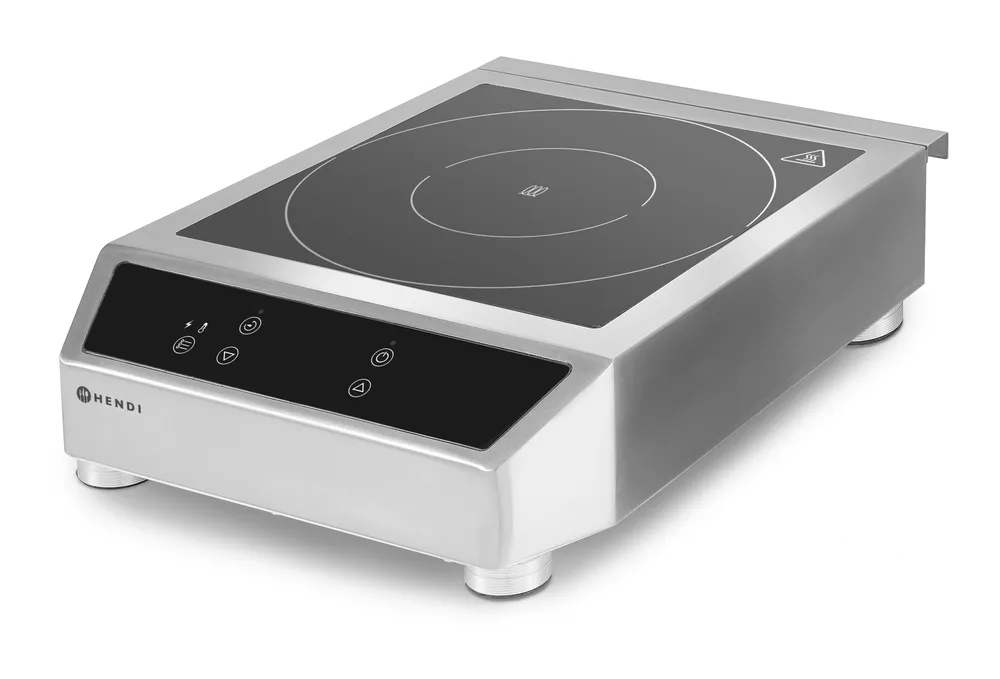 Plaque de cuisson à induction modèle 3500 D, HENDI, Profi Line, 230V/3500W, 342x431x(H)116mm