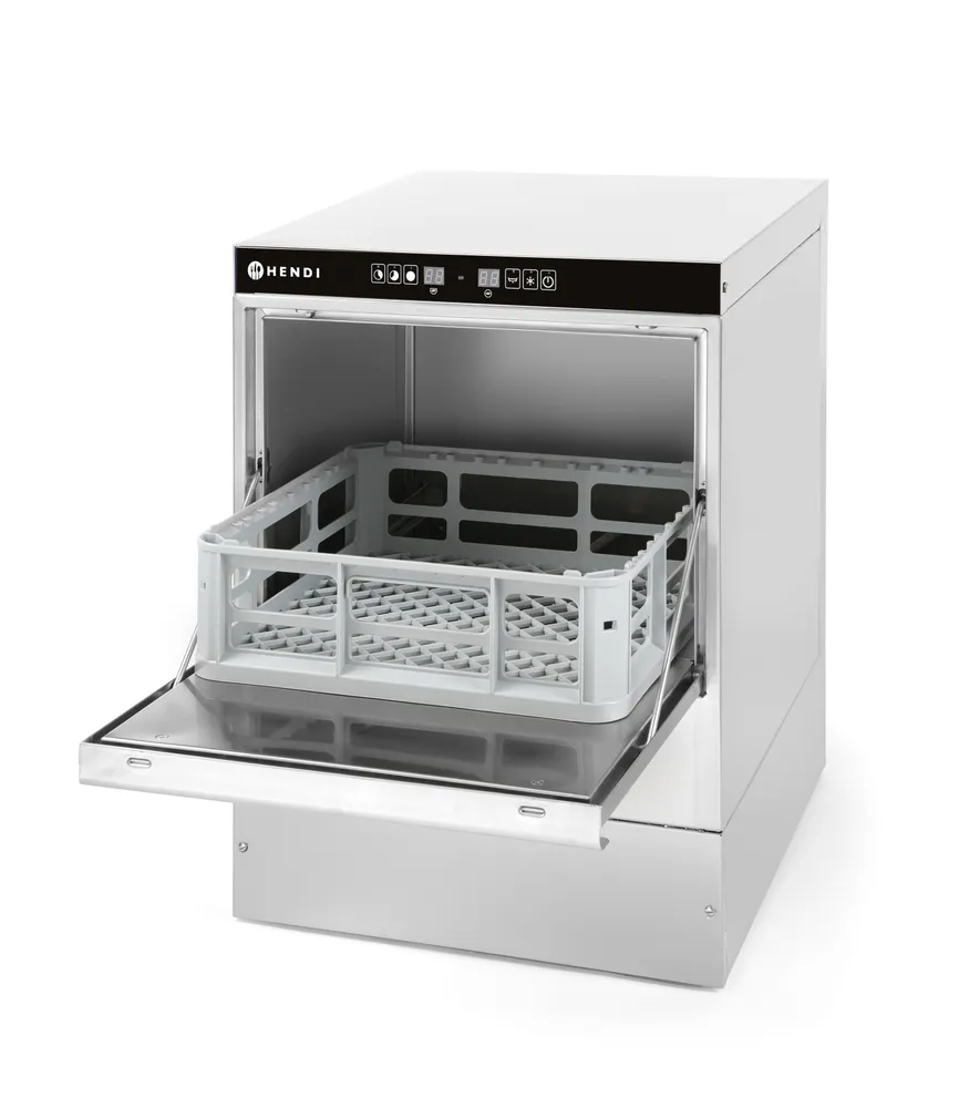Lave-vaisselle 40x40 - commande électronique, HENDI, 472x566x(H)705mm