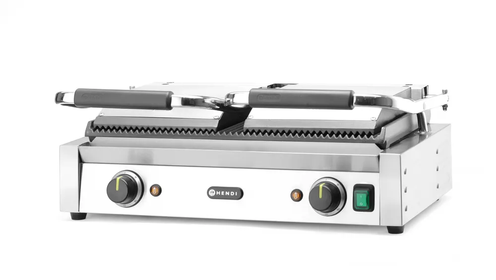 Grill de contact - modèle double HENDI 263709