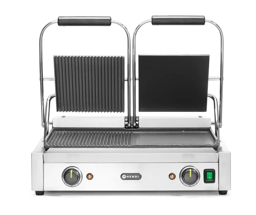 Grill de contact - modèle double HENDI 263907