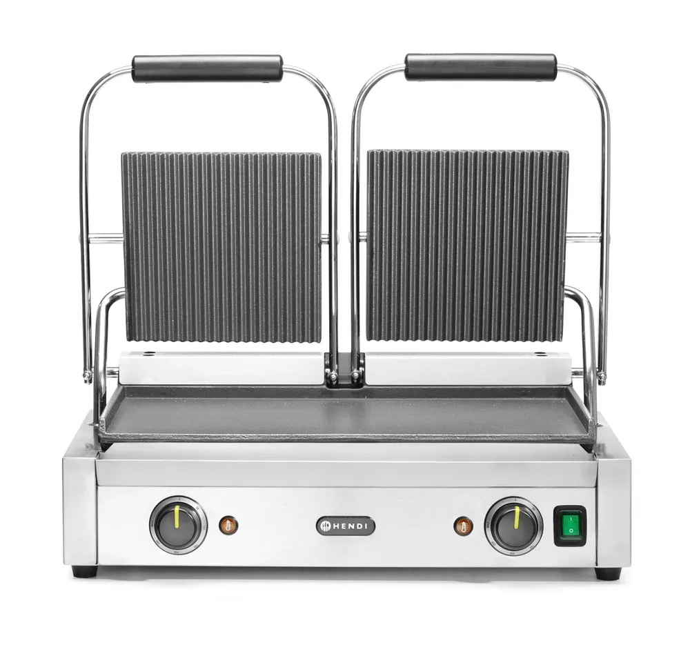 Grill de contact - modèle double HENDI 263808
