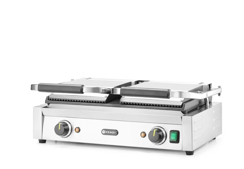 Grill de contact - modèle double HENDI 263808