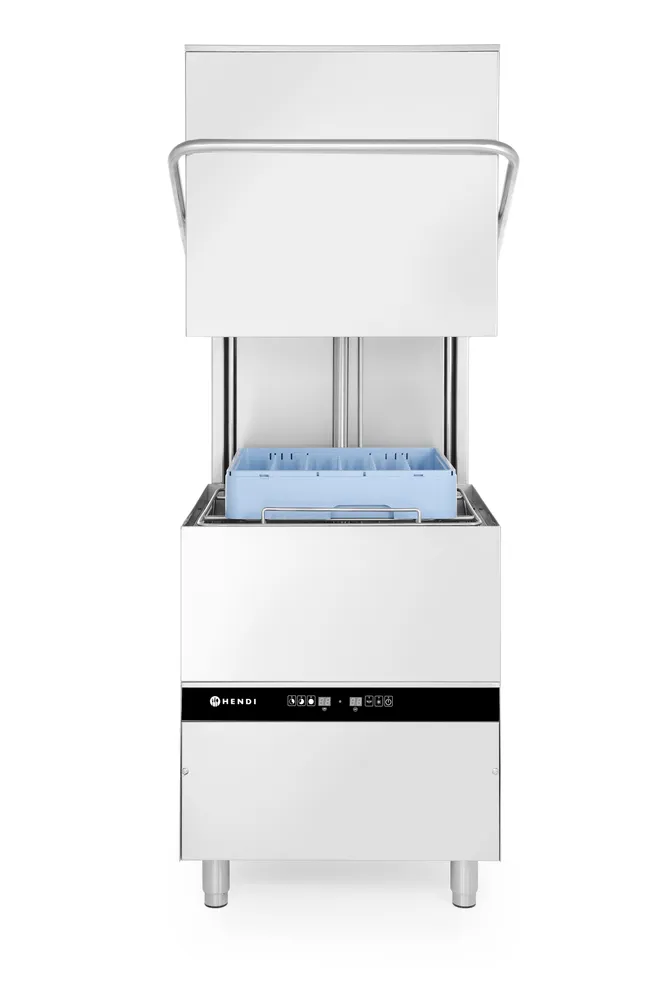 Lave-vaisselle à capot - commande électronique, HENDI, 750x880x(H)1412mm