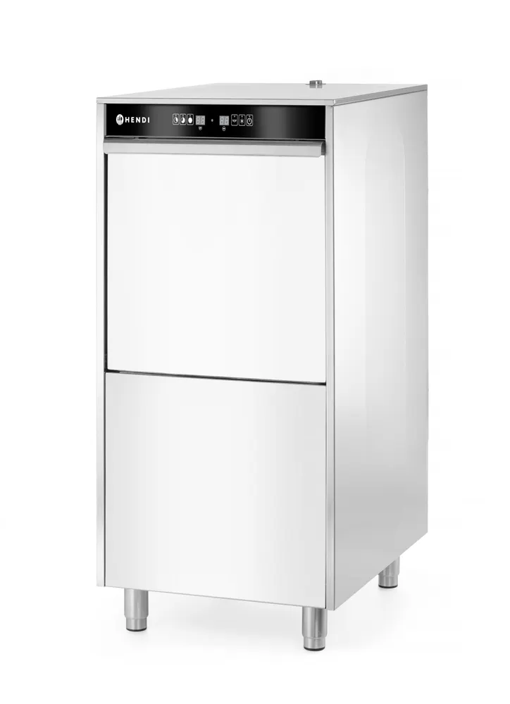 Lave-vaisselle 50x60 pour plateaux et casseroles – à commande électronique, avec système de dosage de détergent et pompe de vidange HENDI 236574