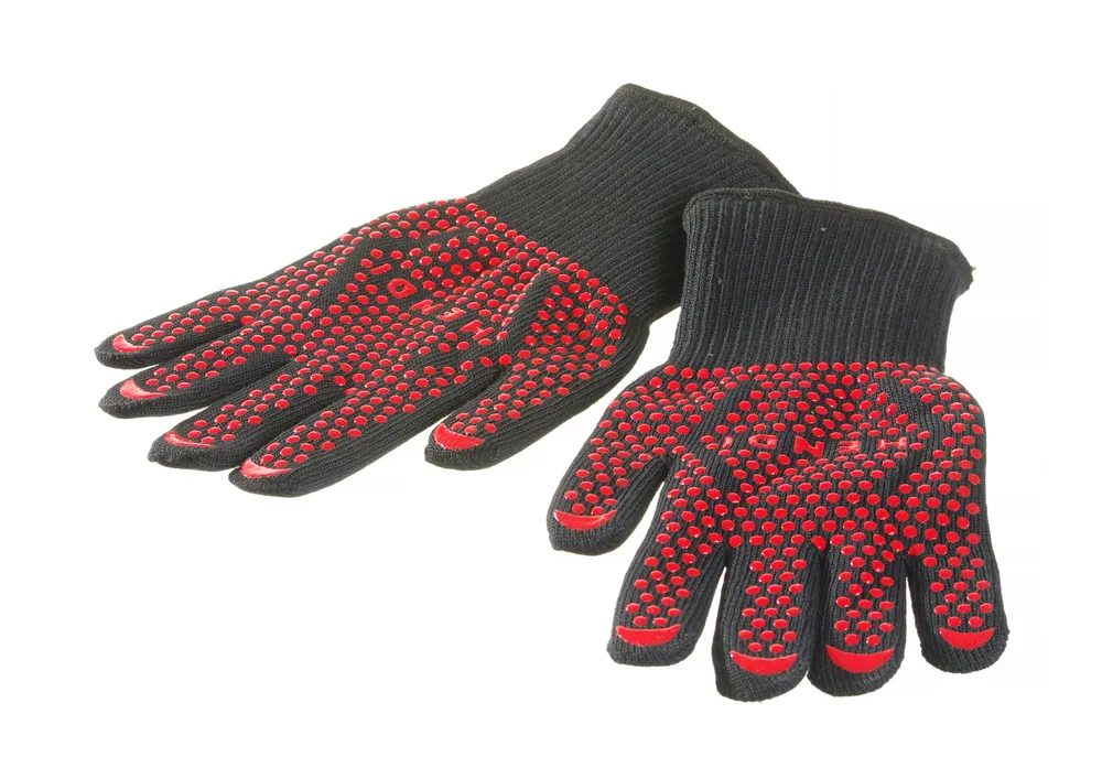 Gants barbecue résistants à la chaleur - 2 pièces HENDI 556634