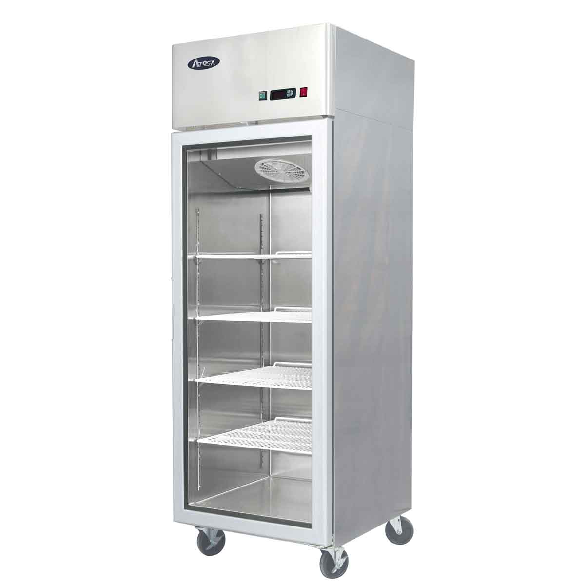 ARMOIRE COMPACTE VITREE POSITIVE 1 PORTE DIM 600x730x1945 ATOSA YCF9401GR