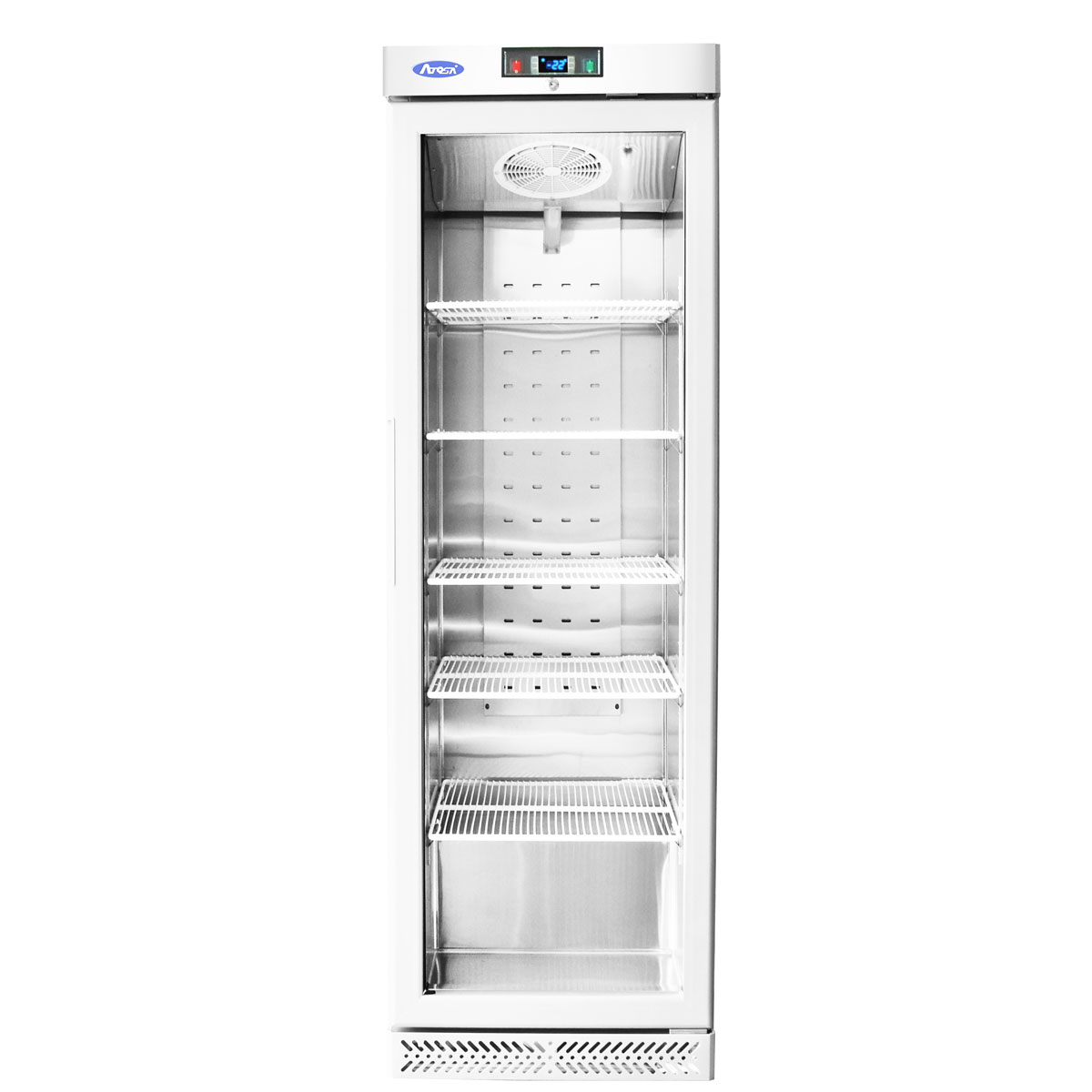ARMOIRE SEMI PRO NEGATIVE PORTE VITRE 380L DIM 595x640x1885 ATOSA ECF38FW