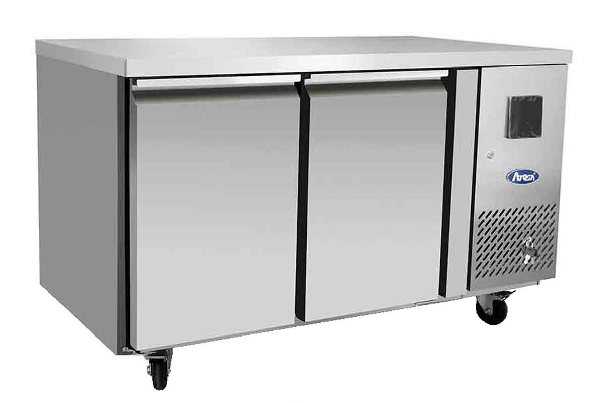 TABLE POSITIVE 2 PORTES GN1/1 DIM 1360x700x840 ATOSA EPF3422GR