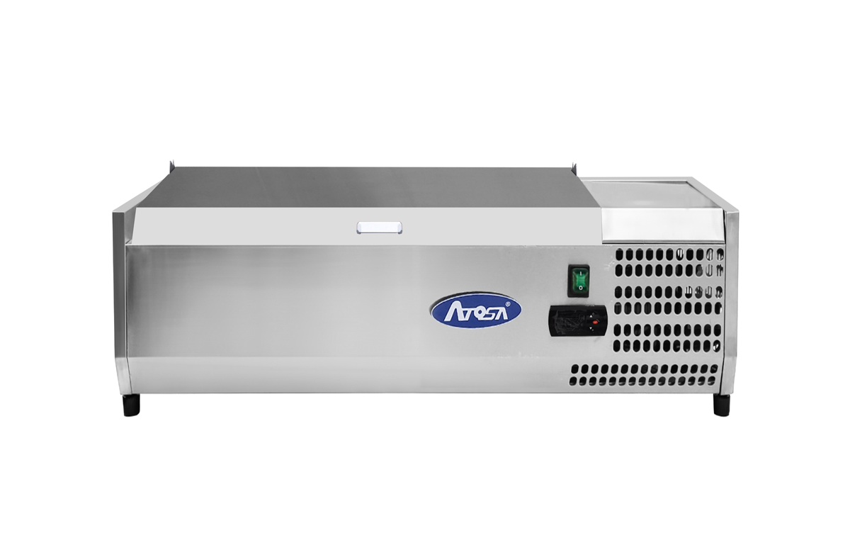 Saladettes à poser VRX1200/380 INOX  DIM 1200x395x280 ATOSA ESL3881GR-S