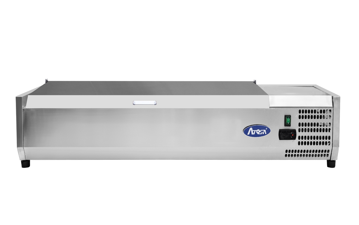Saladettes à poser VRX1400/380 INOX  DIM 1415x395x280 ATOSA ESL3882GR-S