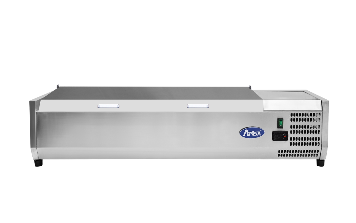 Saladettes à poser VRX1500/380 INOX  DIM 1500x395x280 ATOSA ESL3884GR-S