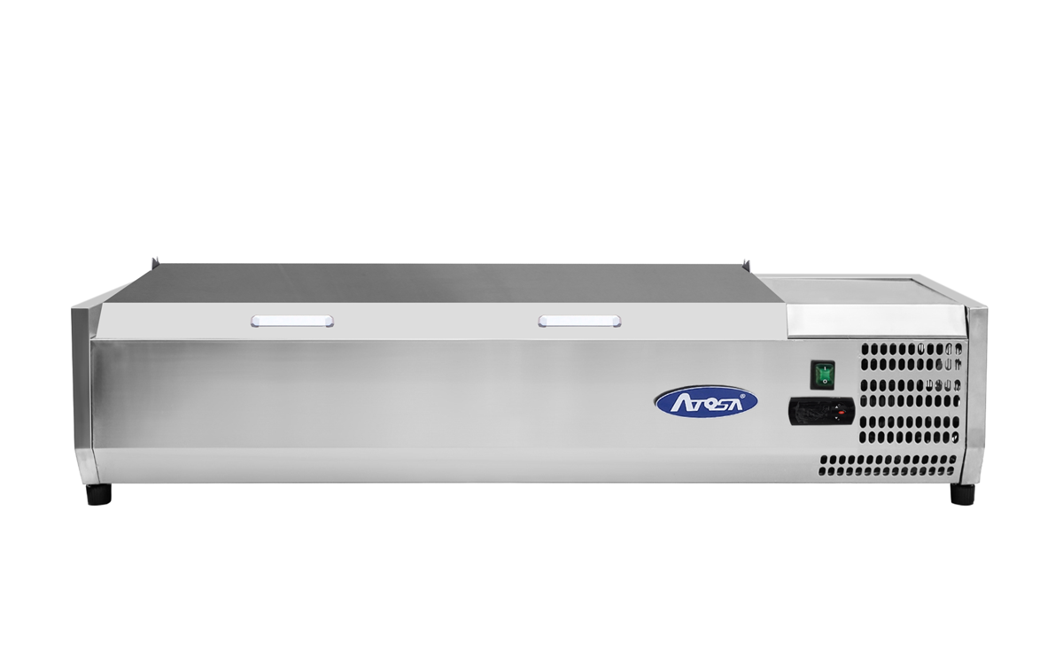 Saladettes à poser VRX1600/330 INOX  DIM 1600x335x280 ATOSA ESL3885GR-S