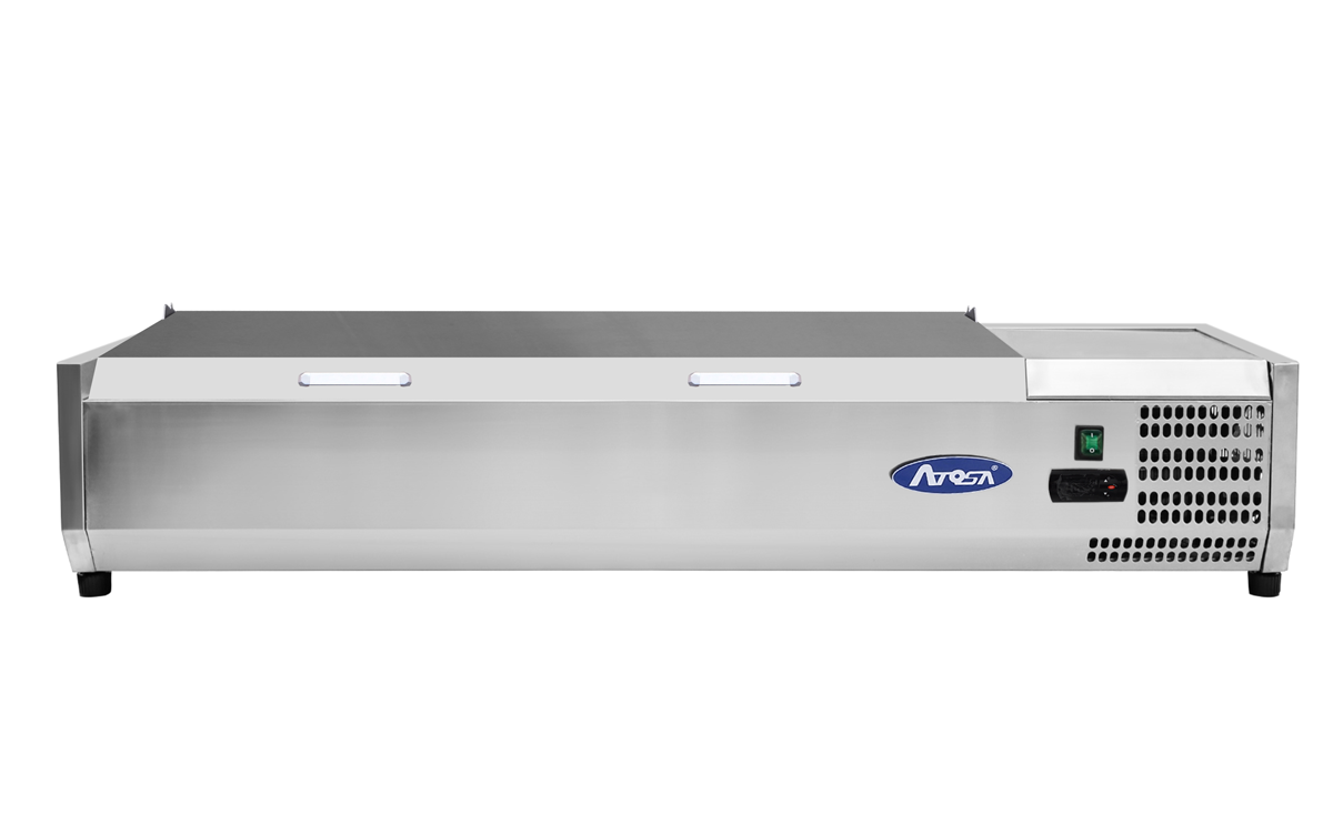 Saladettes à poser VRX1800/330 INOX  DIM 1800x335x280 ATOSA ESL3887GR-S